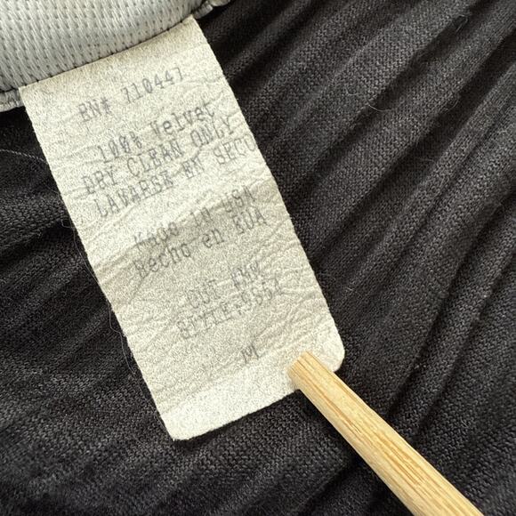 Vintage Stella Crushed Velvet Skirt Black Whimsigoth Y2K 90s Witchy Women's M - Picture 6 of 10